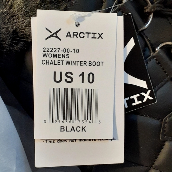 Arctix Women's Chalet Lace-Up Lined Tall Winter Boots Quilted Black Size 10 NIB - Picture 14 of 16